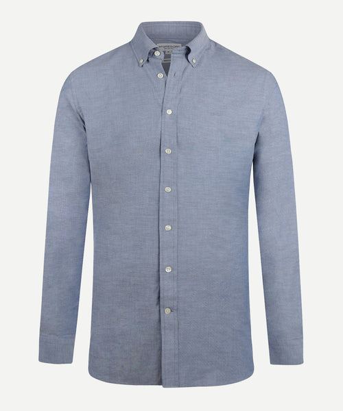 Overhemd Oxford Stretch | Navy