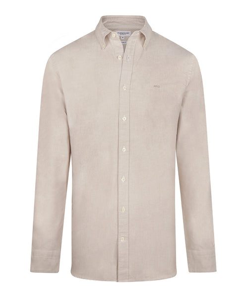 Overhemd Oxford Stretch | Sand