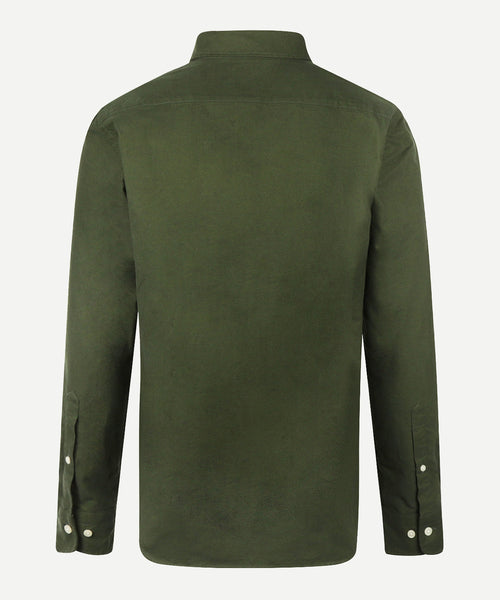 Overhemd Oxford Stretch | Dark Olive