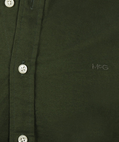 Overhemd Oxford Stretch | Dark Olive