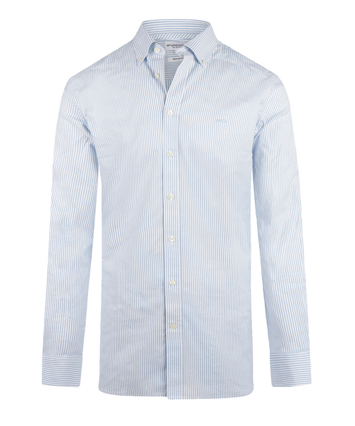 Oxford Shirt Narrow Stripe | Light Blue