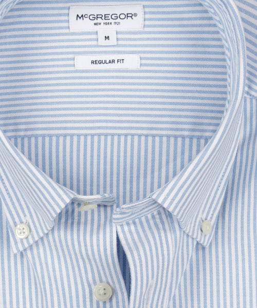 Overhemd Oxford Smalle Streep | Light Blue
