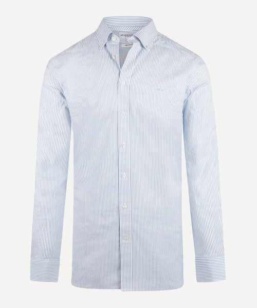 Overhemd Oxford Smalle Streep | Light Blue