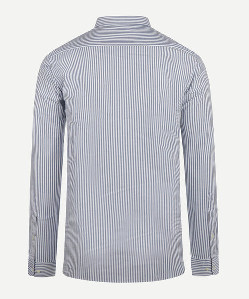 Overhemd Oxford Grote Streep | Navy