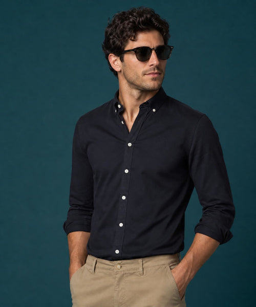 Overhemd Poplin | Navy