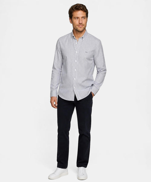 Shirt Poplin Stripe | Navy