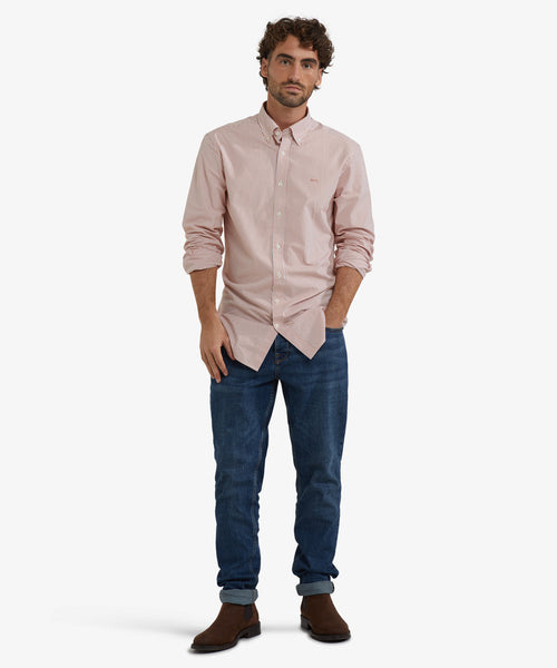 Poplin Stripe Shirt | Sundown