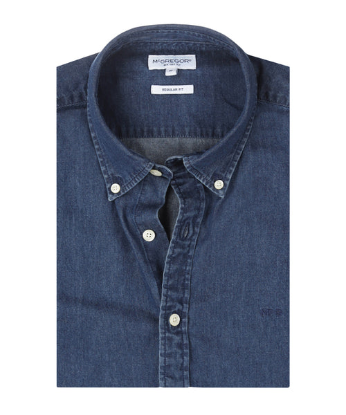 Overhemd Denimlook | Medium Blue