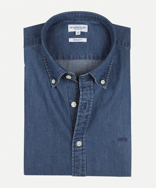 Overhemd Denimlook | Medium Blue