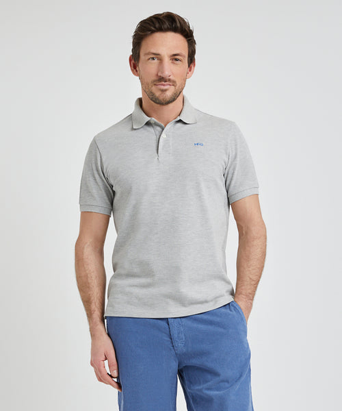 Classic Polo Regular Fit | Medium Grey Melange