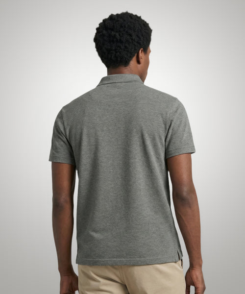 Classic Polo Regular Fit | Dark Gray Melange
