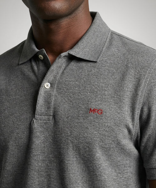 Classic Polo Regular Fit | Dark Gray Melange