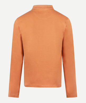 Long Sleeve Piqué Polo | Sundown