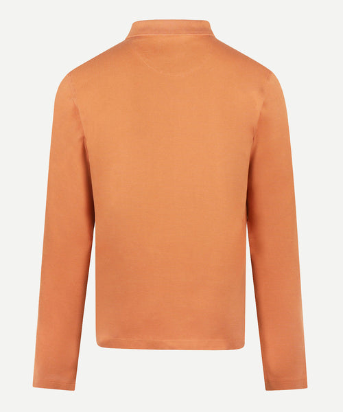 Long Sleeve Piqué Polo | Sundown