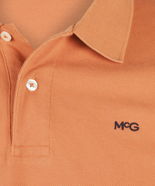 Long Sleeve Piqué Polo | Sundown