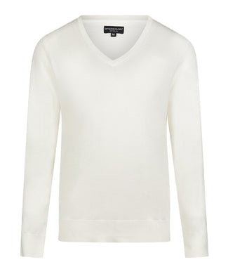 Sweater Cotton-Cashmere V-Neck | Off White