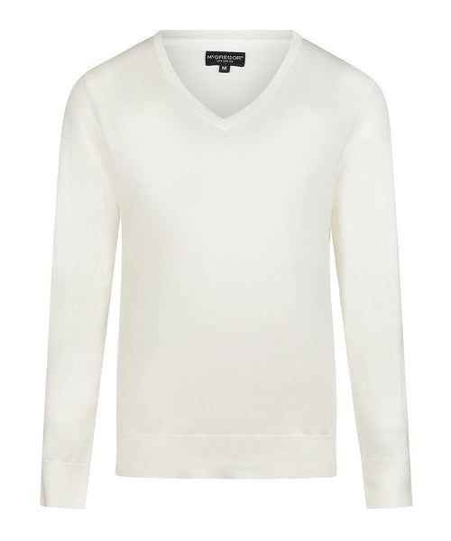 Sweater Cotton-Cashmere V-Neck | Off White
