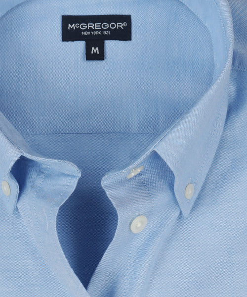 Blouse Oxford Stretch | Light Blue