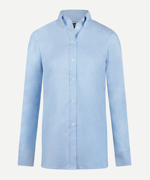 Blouse Oxford Stretch | Light Blue