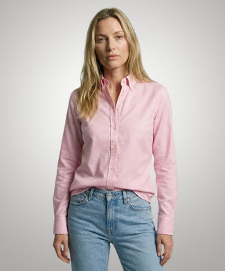 Blouse Oxford Stretch | Light Pink