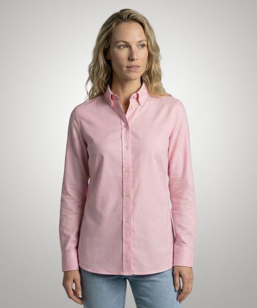 Blouse Oxford Stretch | Light Pink
