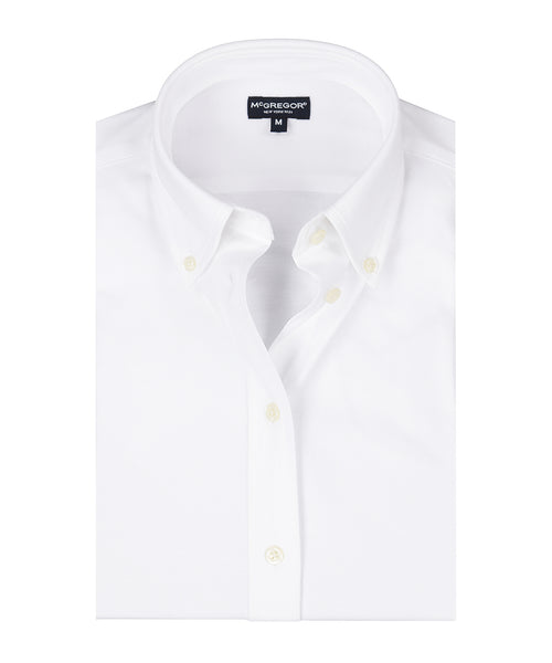 Blouse Oxford Stretch | White