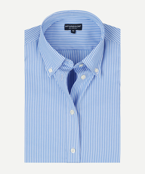 Blouse Poplin Stripe | Light Blue
