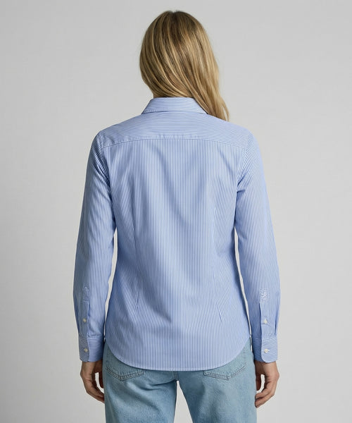 Blouse Poplin Stripe | Light Blue