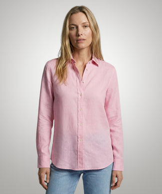 Blouse Katoen Linnen | Light Pink