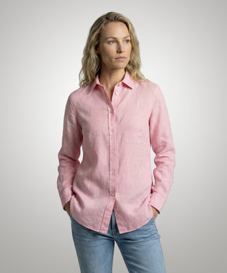 Blouse Katoen Linnen | Light Pink