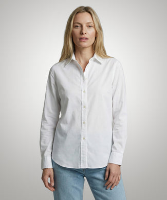 Blouse Katoen Linnen | White