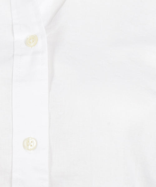 Cotton Linen Blouse | White