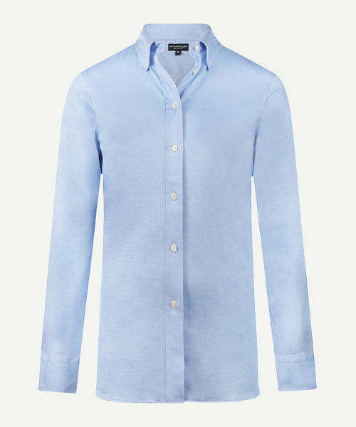 Blouse Stretch Piqué | Light Blue