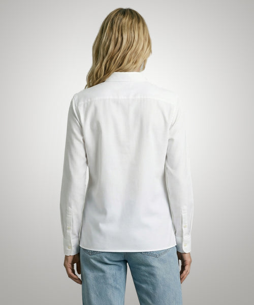 Blouse Stretch Piqué | White