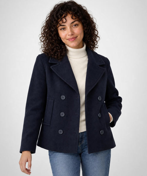 Wool Peacoat | Navy
