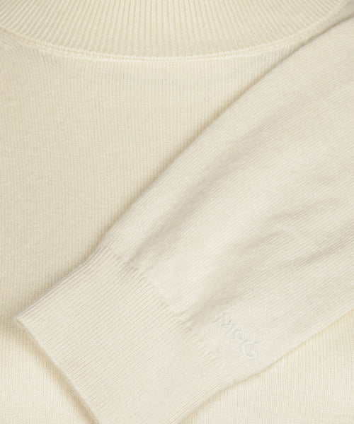 Trui Katoen-Kasjmier Col | Off White