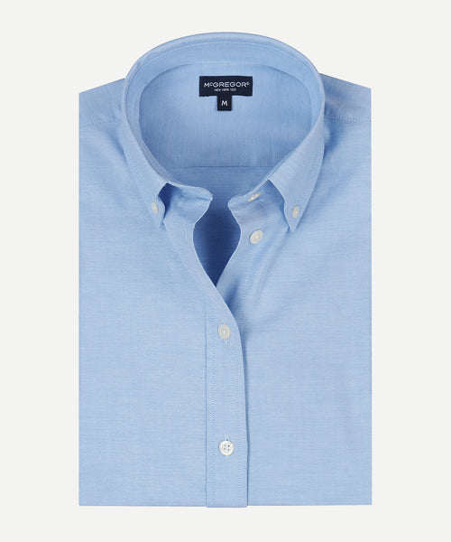 Blouse Stretch Oxford | Light Blue