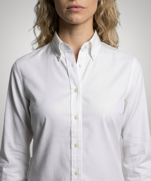 Blouse Stretch Oxford | White