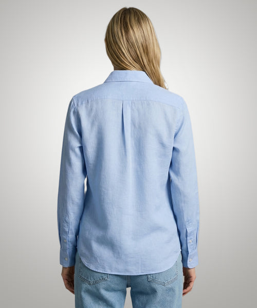 Blouse Stretch Piqué | Light Blue