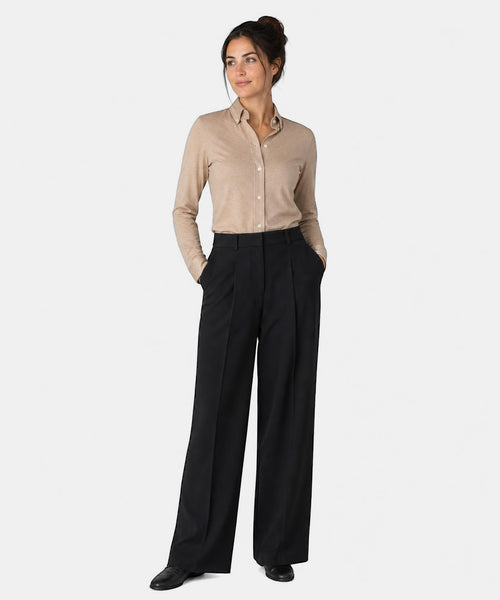 Blouse Stretch Piqué | Sand