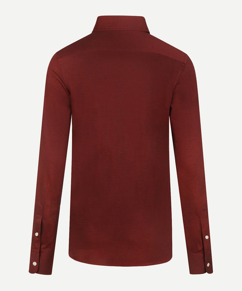 Blouse Stretch Piqué | Burgundy