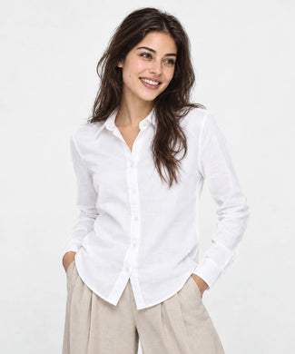 Blouse Stretch Piqué | White