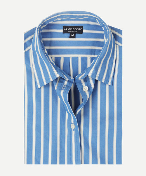 Blouse Poplin Streep | Chambray